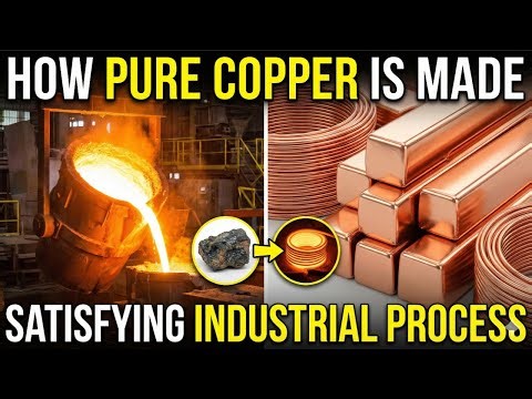 How Pure Copper Is Made | The Most Satisfying Industrial Process