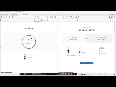 How to check which parts of a PDF have been edited