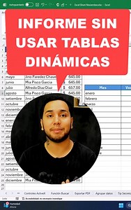 Cómo crear un informe totalizado en Excel sin usar tablas dinámicas 📊✨ #Excel #eltiotech #Microsoft | El Tio Tech