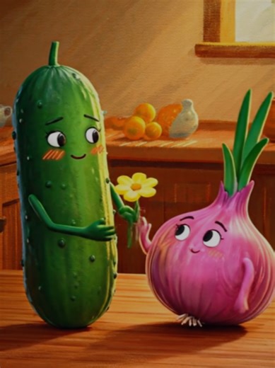 cucumber happy mod with onion #viralshorts #cucumber #lovelymoment #tiktokviral #aitrend