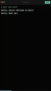 Lesson 11: Functions — Reusable Code Blocks! | DART Tutorial #shorts