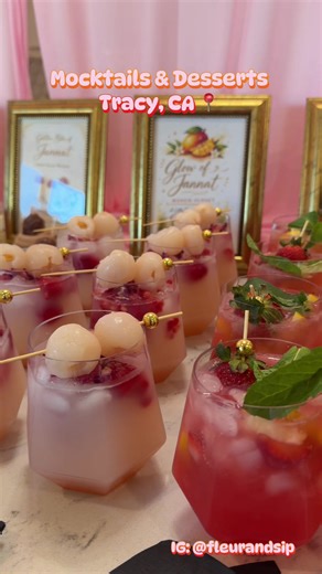 Delicious Mocktails and Desserts in Tracy, CA