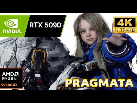 Pragmata Sketchbook Demo – 4K Ultra Benchmark | RTX 5090 + Ryzen 9 9950X3D Performance Test