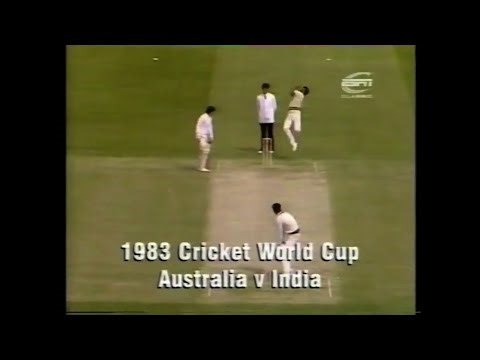1983 Cricket World Cup Match 11: Australia vs India | English & Hindi Full Extended Highlights