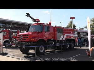 Mercedes Zetros/ Rosenbauer fire tanker for Greenland - walk around - Florian Fire Expo 2021 [GER]