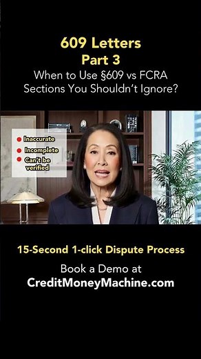 When to Use §609 Letters vs Other FCRA Sections (Don’t Miss This!)