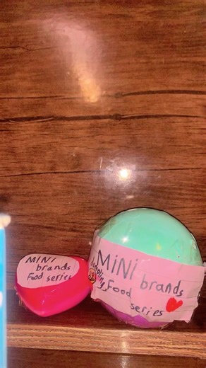 DIY mini brands food series