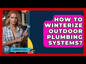 How To Winterize Outdoor Plumbing Systems? - Plumbing DIY Daily
