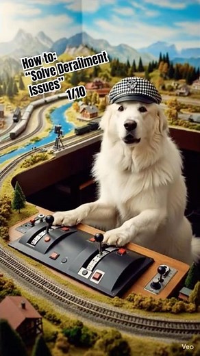 Model Trains How to Solve Derailment Issues 1/10 #modelrailroad #modelrailway #shorts