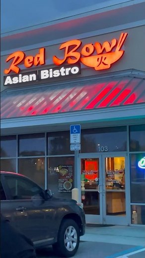Delicious Asian Cuisine At Red Bowl Bistro! #shorts #travel #food