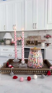 These DIY Painted Heart Candles are so fun and easy to create and would be so fun to make at a girl's night or Galentine's Day party. I originally planned on making the hearts pink and red, but the pink tea light candles I had looked more like white than pink on the taper candle, so I decided to stick with just red. And I absolutely love how they turned out! Such a fun and inexpensive DIY decor for Valentine's Day. Do you like to include a craft at your girl's night or Galentine's party? | Domes