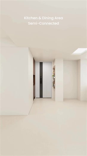 2.2M views · 27K reactions | Small kitchens look much bigger when decorated like this! Check this kitchen dining layout ✨ • • #KitchenDesign #DiningRoomDesign #kitchendining | Tiffany Design Studio | Facebook