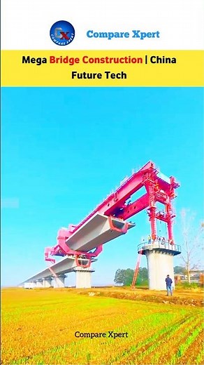 Future Bridge Construction in China, This Machine Builds Bridges Like Magic #bridge #construction