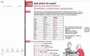 Day 37 Strong and weak forms 2: Possessives, conjunctions, prepositions