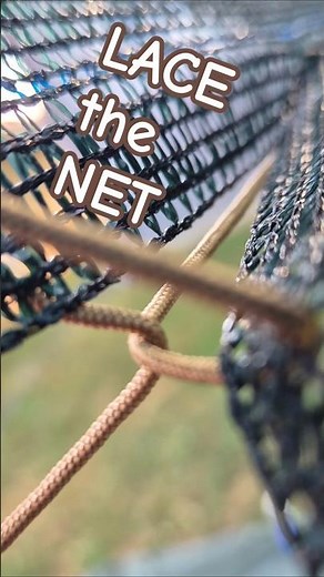 How to Lace Folded Shade Net for Thicker Shade #camping