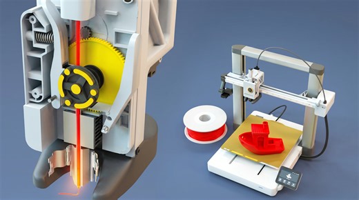 How does a 3D printer work? (A1 by Bambu Lab)