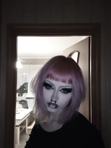 contacts from @EYEVOS OFFICIAL with code julk4 you can get 20%off 💕 goth dizzy doll contact lences #eyevosofficial #goth #alt #fyp #viral