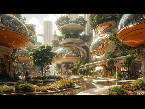 Future city tour 2100. Future city life style