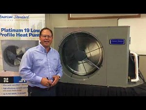 American Standard Platinum 19 Variable Speed Side Discharge Heat Pump