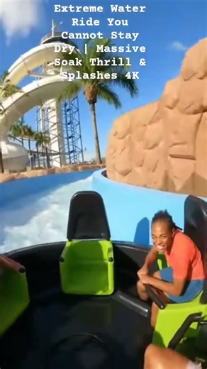 Extreme Water Ride You Cannot Stay Dry | Massive Soak Thrill & Splashes 4K#rollercoaster #thrillride