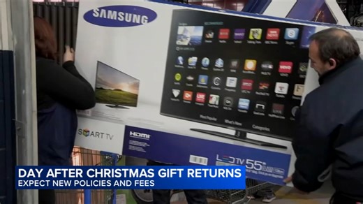 More companies charging restocking fees as many make holiday gift returns | What to know