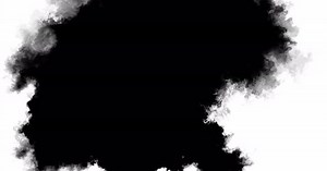 Ink Brush Blot Splat Fluid Art Overlay Alpha Matte Composition Spreading Brush Stroke Ink Splatters