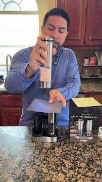 Sleek & Precise! Cookerfy Automatic Stainless Steel Salt & Pepper Grinder Set Review