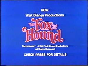 The Fox and The Hound Cinema Trailer 1981