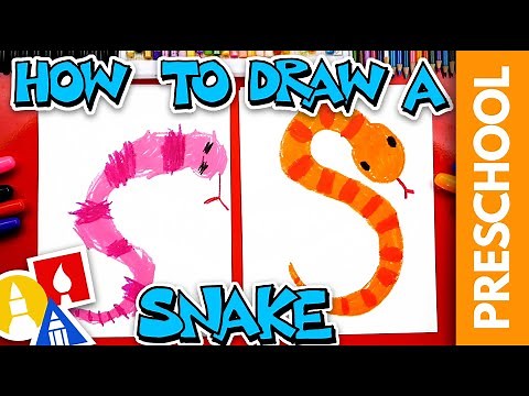 How To Draw A Snake (Letter S) - Preschool