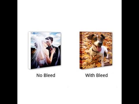 Gallery wrap on canvas prints explained. Should your canvas print have photo on the edge or white?