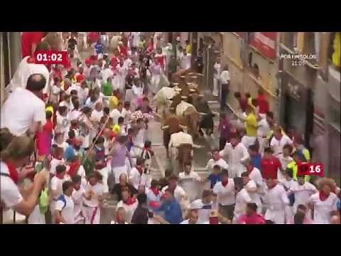 SPAIN BULL RUN 2016 DAY 4 PAMPLONA