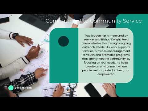 Inspiring Leadership Journey of Bishop Dwight Reed