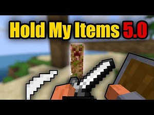 HOLD MY ITEMS 5.0 | Animations for Java Minecraft! (Actions & stuff?)