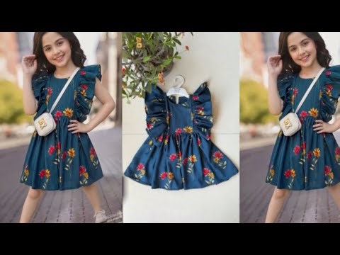 2 Years Baby Frock Cutting and Stitching | Easy Baby Dress Tutorial | Step by Step Beginners Guide