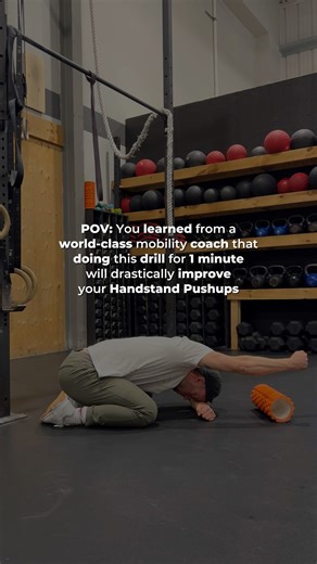 It's not always about strength... Most of the time, it's mobility holding you back. Poor mobility leads to more compensation which means more stress on your joints. If you have a limited overhead mobility, it will lead to compensations, and that will throw off your balance, positioning, and joint health. So here are my top 5 mobility control drills to boost your handstand push-up performance: 🔥 Active Hangs Improves scapular strength and overhead mobility. Focus on controlled engagement at the 