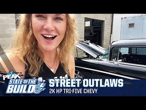 Jeff Lutz Jr Takes Emily Reeves for a Ride in His '57 Chevy! | State of the Build | PEAK Auto