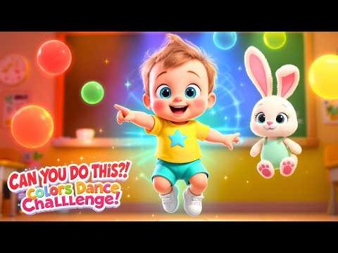 Baby Leo's COLOR DANCE CHALLENGE! 🌈 Can YOU Do This? | Kids Action Song