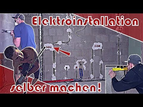 Elektroinstallation im Rohbau selber machen │ vorbereiten