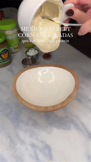 6.3K views · 19 reactions | Mexican Street Corn Enchiladas 䀹燎 ‼️ Like this reel & comment “ENCHILADAS” for a link to the full detailed recipe on my blog 珞 Tap here if on Facebook: https://cookingkatielady.com/recipe/mexican-street-corn-chicken-enchiladas/ #enchiladas #streetcorn #mexicanstreetcorn #healthyrecipes #mealprep #mealprepideas #easyrecipes #dinnerideas #highproteinrecipes | Cooking Katie Lady | Facebook