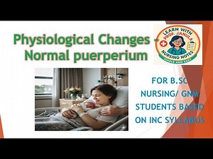 Physiological Changes in Puerperium | Postpartum Recovery Explained#nursingstudents