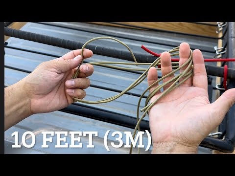 Storing different lengths of rope