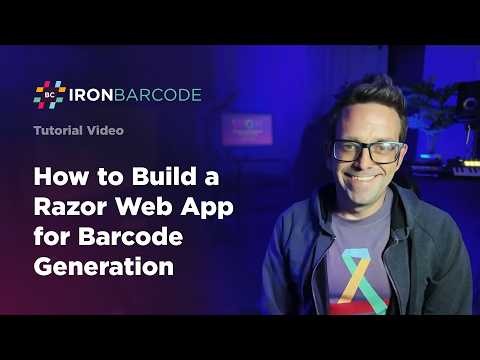 How to Build a Razor Web App for Barcode Generation | IronBarcode