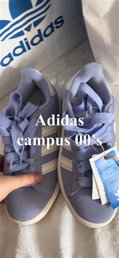 My new college shoes! Meus tênis pra facul🫐🌀🩵💙 - - - - - #adidas#shoe#haul#unboxing #adidascampus00
