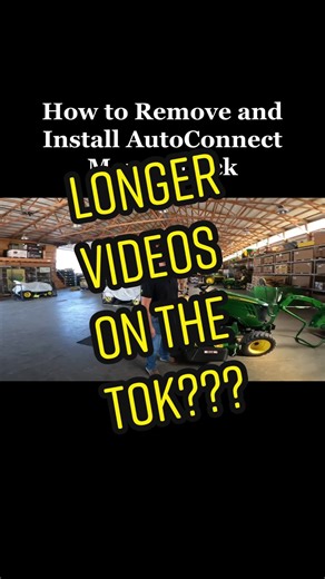 How To Remove and Install AutoConnect Mower Deck