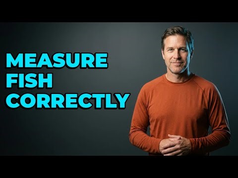 What is the proper method for checking fish length?