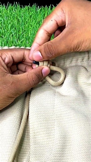The Perfect Way to Tie Sweatpants Drawstrings! #shorts
