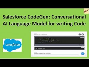 Salesforce CodeGen Automatic Code generation #artificialintelligence