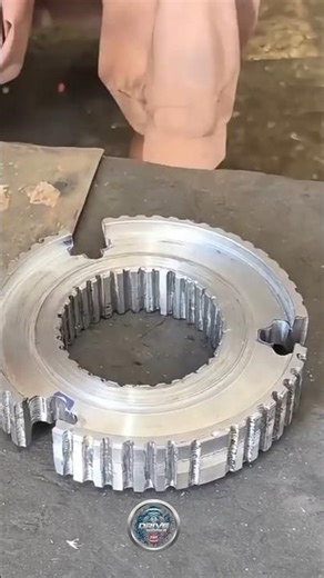 I Rebuilt a Completely Broken Synchronizer Gear | Gear Restoration#SynchronizerGear #Repairing #diy