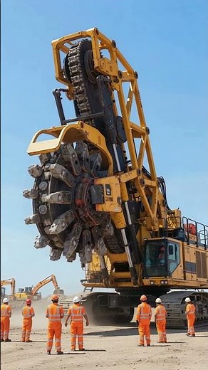 Giant Construction Machine Unleashed! 😲🚧 What Does It Do 🔥