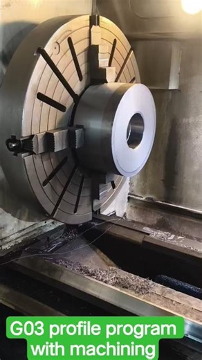 CNC Turning G03 Profile Program | Step by Step Full Explanation (Fanuc)